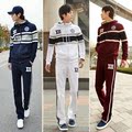 2012春秋 新款 韩版男士运动套装修身卫衣套装 男休闲运动服套装