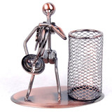 圆号笔筒/铁艺工艺品 <span class=H>居家日用</span>品 个性、新奇 创意礼物礼品