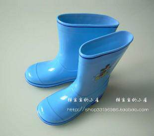外贸disney米奇蓝色儿童雨鞋 儿童雨靴 卡通雨鞋 内长18 23cm