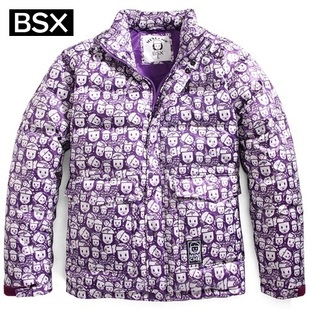 2012 Giordano BSX coat men's printed MINI CHE horse collar cotton jacket 04070556