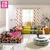 艺曼世嘉 简约布艺沙发组合现代家具 转角多彩色布沙发 大小户型
