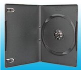 【铼德原厂店】CD/DVD/光盘盒子 塑料 长方形 单面 黑色 0.8/个！