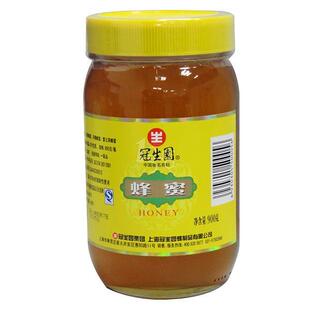  冠生园 蜂蜜900g 玻璃瓶子 一号店
