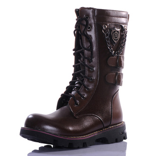  真皮清仓男靴子男士马丁靴户外靴休闲靴特价皮靴韩版英伦加大男靴