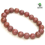 lssp绿色石品天然泗滨砭石手链，保真女款手串褐红色tg124