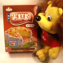 烘焙原料 小彩娃微波蛋糕粉（可可味） 生手也有好手艺了