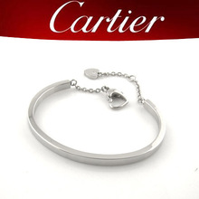 Pulsera de Cartier Cartier serie AMOR de pulsera de diamantes en forma de corazón hebilla de amor femenino The Bangles