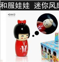日本娃娃迷你风扇,和服娃娃...