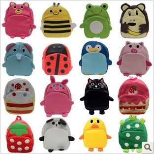 Export the original quality children's kindergarten school bags backpack baby/small child care bag cartoon animal Pack