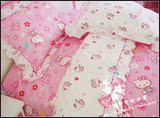 亏本特价 hello kitty全棉AB版蝴蝶结床裙式四件套 <span class=H>床上用品</span>