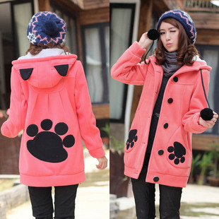 <em>淘宝网</em>新款秋冬<em>少女装</em>初高中青少年抓绒外套学