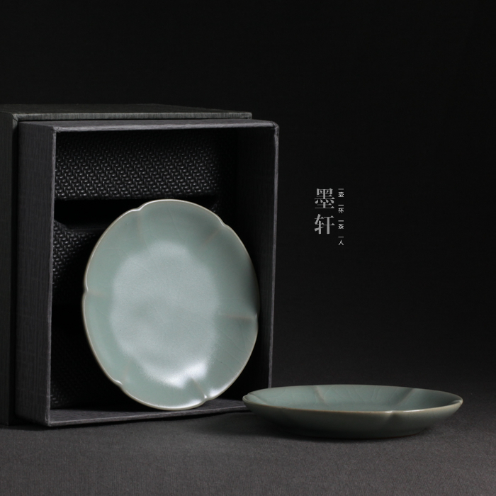 问鼎正品汝瓷瓷器 汝窑功夫茶具 陶瓷茶杯 天青葵瓣杯碟 鼎峰礼盒|ruв категории посуда, чайный сервиз, блюдце - от Buy2taobao.com для оказания профессиональной услуги покупки агента Taobao