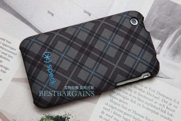 SPECK Fitted IPhone3GS Oblique Unicom Bluegray Shell For Iphone