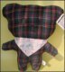日本正版苏格兰风情格子电视熊c款