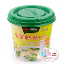 绿康福菠菜粉丝蛋花汤 方便粉丝 即冲即食 无防腐剂色素23（50）g