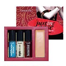 专柜正品  Benefit justine case贝玲妃紧急化妆宝盒含留声机粉