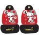 Snoopy07新款跳舞红色五座全车份汽车座套（10件套）