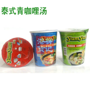  进口杯面 泰国至尊美食 养养牌泰式青咖哩汤面/杯面 70克
