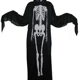 Halloween skeleton impromptu dance party clothes clothing dress Halloween clothes ghost skull clothing