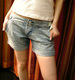 DIESEL 08年新款清爽浅色牛仔短