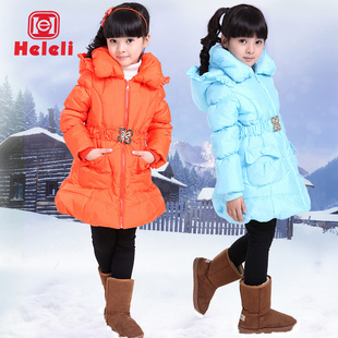  华拉利反季童装冬女童儿童棉衣棉袄外套棉服女童冬装外套大衣
