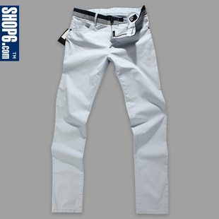 3,249 ★ shop SHOP6, 6th 2012 men's new style fashion simple solid color skinny casual pants