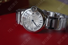 Cartier/卡地亚手表 蓝气球大号 瑞士ETA机芯 机械对表 W69012Z4