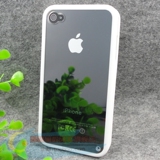 2件包邮iPhone4 4S手机套 透明背 韩版手机壳 硅胶套 苹果4代外壳