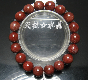  天极水晶 精美天然红发晶手链11mm(NO.2955)