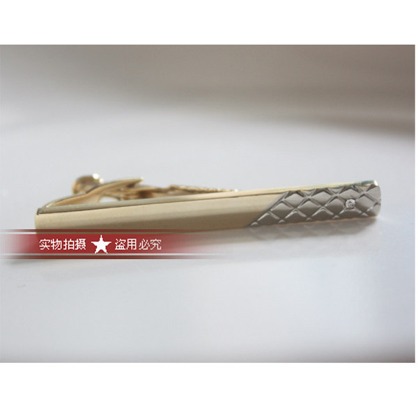 精品领带夹  金色系列  商务休闲必备款   时尚休闲必备款