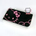 丹尼尔のhello kitty 黑色长款隐形眼镜盒收纳盒非专柜