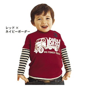  千趣会原单-儿童短袖T恤-纯棉-100-150(只是短袖）外贸童装