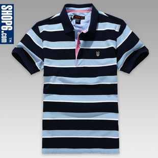 3,336 ★ shop Shop6, 6th men's 2012 Summer DCF leisure in Europe and new cotton stripe short sleeve t-shirt
