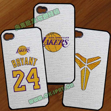 NBA篮球苹果四代iphone4/4S手机保护外壳 湖人队科比手机壳