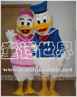 K248卡通服装,卡通人偶,卡通行走人偶,450一个唐老鸭情侣版