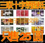 【2010最新】十字绣图纸三联重绘图200多张【送软件】超值特惠