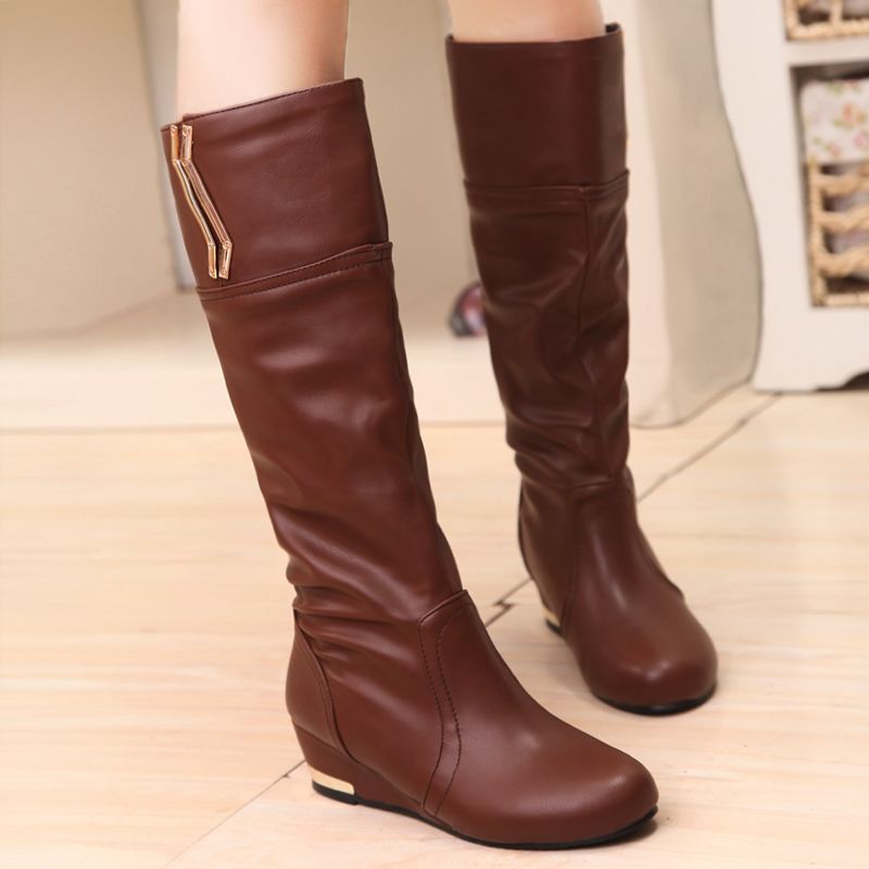 保暖过冬靴坡跟...