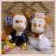 小号米奇婚纱毛绒玩具
