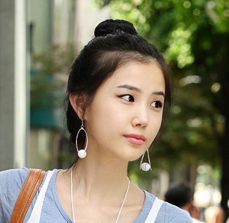 925银饰★TIFFANY串心链耳钩,周大福戴水中