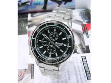 Verdadera Seiko hombres relojes hechos delgada tira de acero de negocio de la moda relojes de mesa por sólo 18 yuanes