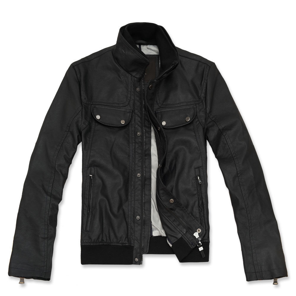 在路上 2010秋ZARA[顶级水洗皮<span class=H>皮衣</span> 休闲皮夹克 画册款 超牛B]