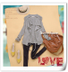 F1-2●<span class=H>韩</span>版日式↘帅气翻领带蕾丝荷叶边长袖无扣外套↙2色入