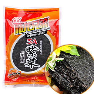  【放汤,包饭 可即食,可做寿司】高品质出口级标准 陆龙3A紫菜100g