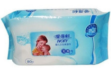 爱得利正品 80片装 婴儿卫生湿巾 宝宝湿巾 湿纸巾