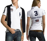 2012夏Polo Ralph Lauren RL男装刺绣国旗版大马标POLO衫短袖情侣
