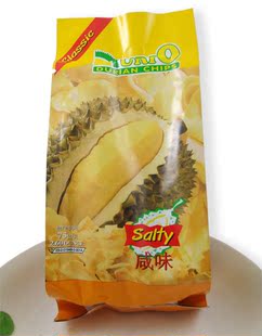  泰国进口零食 URIO 炸榴莲片榴莲干 咸味 75g 点店主推荐 超香