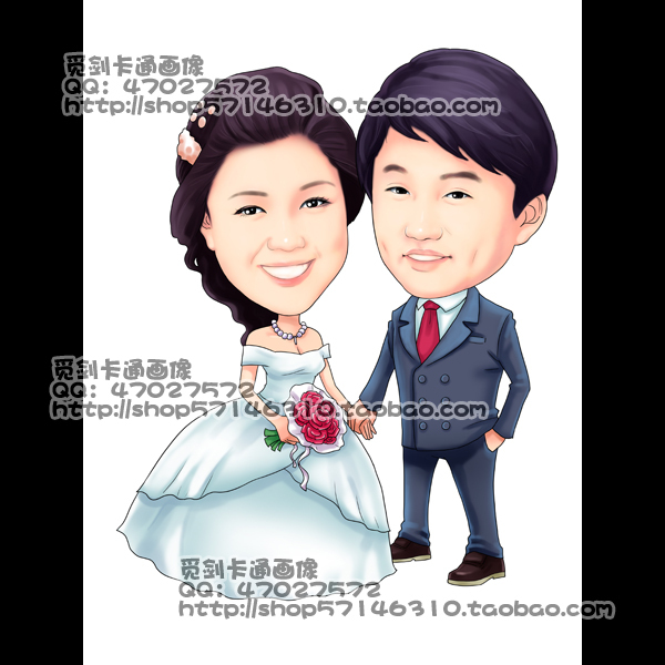 Q版漫画/真人漫画/卡通人物/婚礼漫画像/婚庆漫画迎宾牌代画肖像|ruв категории персональные настройки/разработка услуг/DIY, ежедневно/украшения на заказ, ручной росписью реалити - манга/живопись категории настройки - от Buy2taobao.com для оказания профессиональной услуги покупки агента Taobao