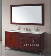 美式橡木浴室柜组合实木卫浴柜洗脸盆柜组合洗手盆柜组合DF670