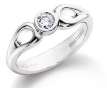 Venta al por mayor * * Tiffany Tiffany de diamantes anillo de plata