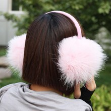 春季保暖 韩版狐狸毛耳罩 可调节护耳